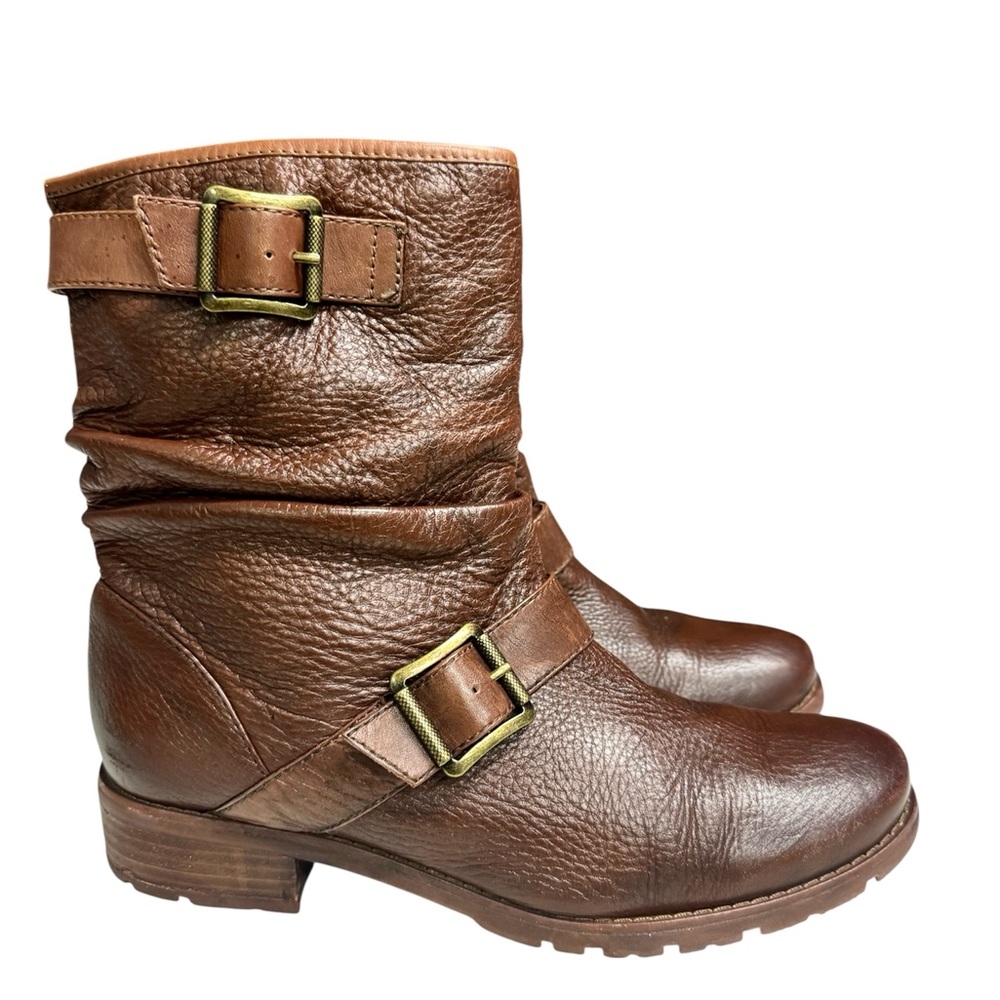 Sofft Women’s Saxton Brown Leather Boots Size 10M